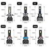 YHKOMS Car LED Headlight  H7 LED H4 H1 H8 H11 HB3 HB4 9005 9006 9012 6000K 200W 50000LM Auto LED Lamp Turbo Fog Light 12V