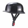 1X M/L/XL Vintage Motorcycle Cruiser шолом Half Face Німецький шолом Мотоциклетний шолом Яскравий чорний автомобільний стайлінг DOT