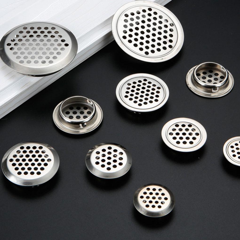 20x Fori di Ventilazione Argentati Per Armadi Materiali Resistenti all'Usura Fori di Ventilazione in Acciaio Inossidabile