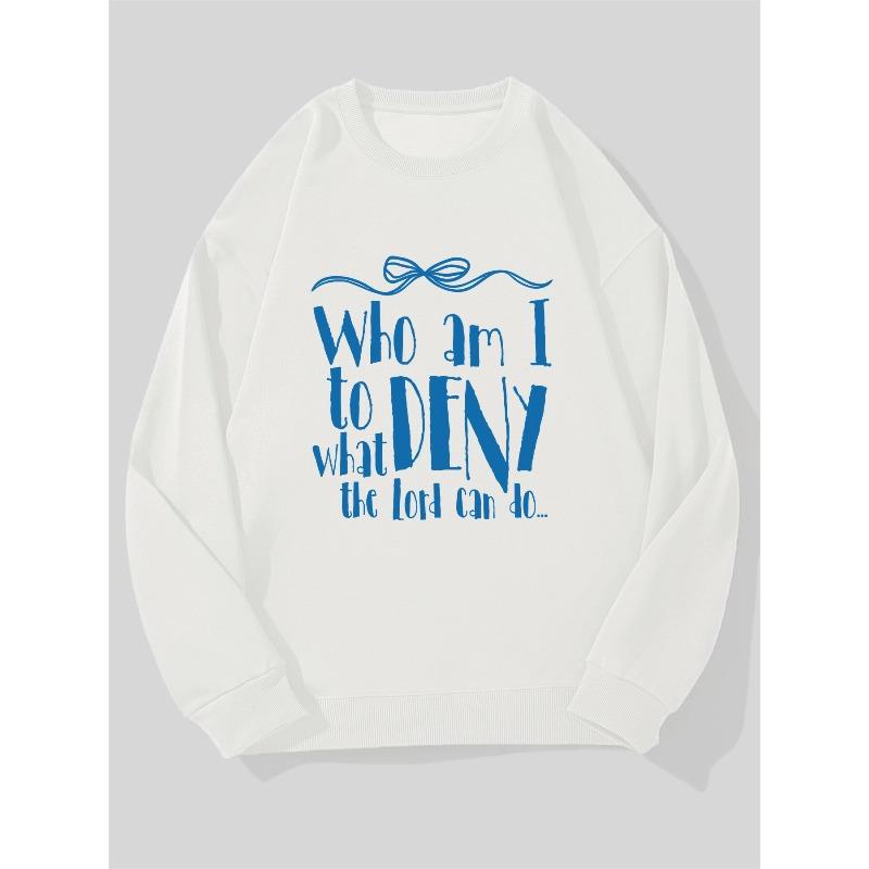 Men's Letter Print Design, Casual Round-Neck Sweatshirt for Man,Trendy Long Sleeve Top, Smooth Soft Breathable, Suitable for Home and Outdoor