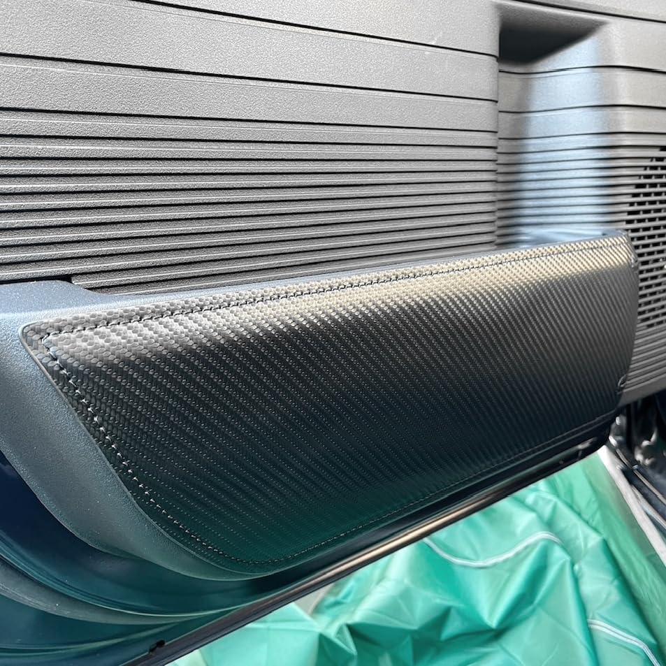 CGP Front and Rear 4-Door Kick Guard Panels with Carbon Fiber PU Leather for NBOX JF5/JF6 (HN12-H7304B)