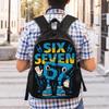 67 Six Seven 6-7 Backpack Funny Italian Brainrot Boy Polyester Outdoor Backpacks Big Leisure High School Bags Rucksack