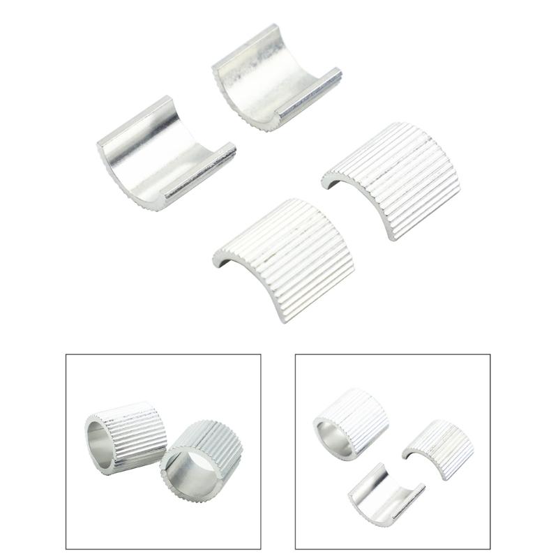 Motorcycle Handlebar Mount Risers Clamp 22mm 7/8Inch to 28mm 1-1/8Inch Conversion Shims Spacer Handlebar Shims Adapter