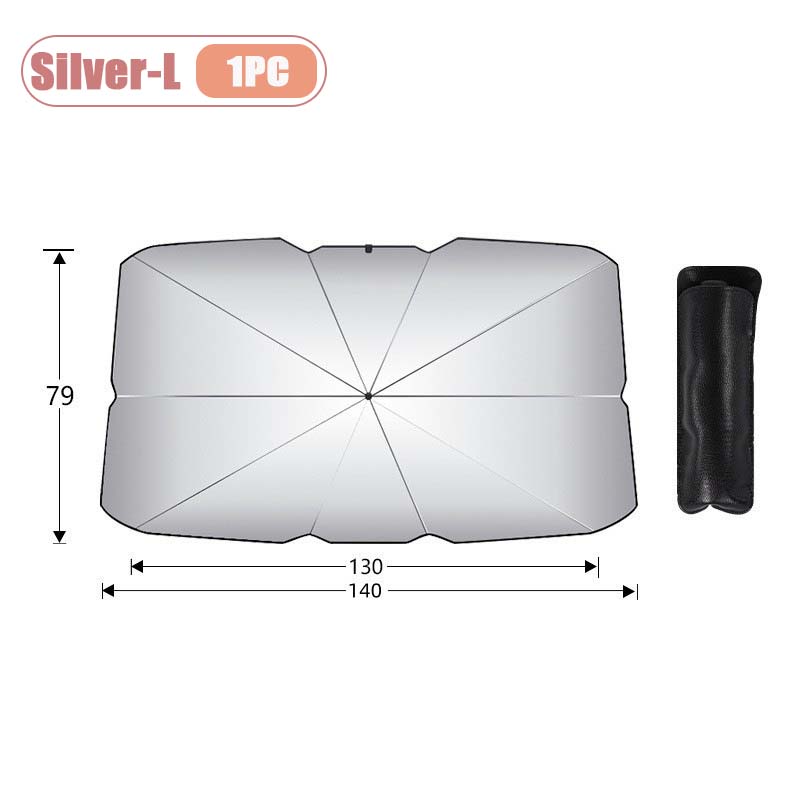 Universal Foldable Car Windshield Sunshade Front Window Sun Protection for SUV Sedan and Van Summer Heat Shield Auto Sun Visor