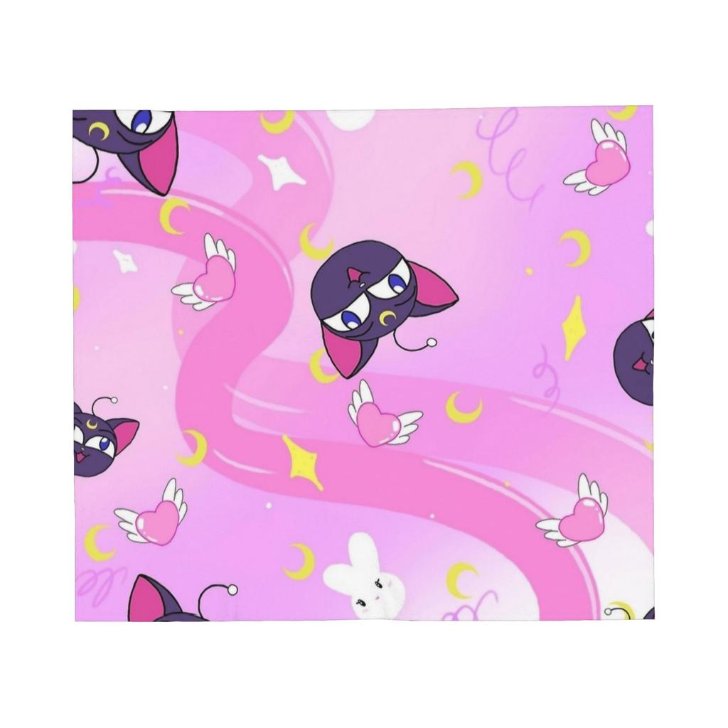 Koce Anime S-Sailor M-Moon Polarowe Na Cały Sezon Wielofunkcyjne Lekkie Cienkie Kocyki na Sofę Sypialnię Poszewki na Kołdrę