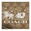 Coach Corner Zip Wristlet 16 Classic Monogram Print Coated Canvas And Smooth Leather Clutch Mini Women Clutch Gold Khaki Chalk CN755-IMDJ8