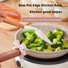 Silicone Spoon Rest Anti-Scalding Utensil Holder Bow Spoon Holder for Spoon Cooking Utensil