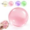 Office Desk Toys Shapeable Pearlescent Ball Fidget Toy, Anxiety Relief Clear Squeeze Fake Fruit Stress Inside Toy for Kids Adults