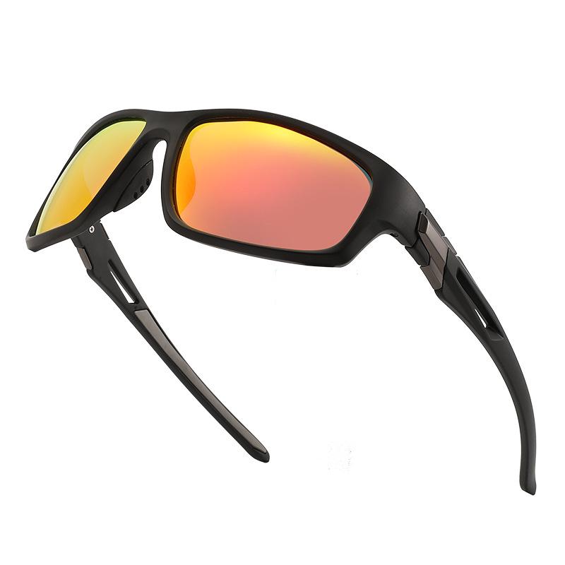 Retro Trend Polarized Sunglasses - Versatile Night Vision Sports Glasses for Men and Women, Perfect for Cycling and Outdoor Activities.