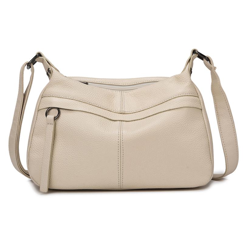 Luxury Designer Soft Genuine Leather Shoulder Crossbody Bag For Women 2025 Cow Leather Handbag High Quality Female Messenger Bag