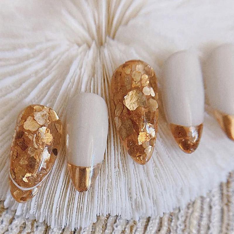 6 Pcs/Set Mica Sheet Fragments Texture Thin Slice Nail Art Flakes Decoration Slice DIY Manicure Tips