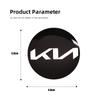 4Pcs 58MM Car Emblem Wheel Center Cover Hub Accessories For KIA Soul Cadenza K5 K9 Proceed Niro Sportage EV3 Carnival Forte K8