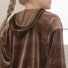 DURAN Velvet High-Neck Hoodie Dtf3W-4127 2 Colors