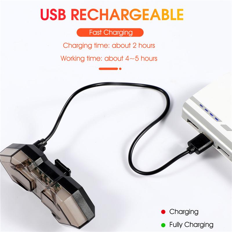 Wireless Remote Turn Signal Bicycle Light MTB Direction Indicator Smart LED Bike Taillight USB Rechargeable Cycling Rear Lamp