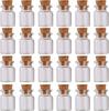 5/100pcs Small Glass Bottles with Cork Stoppers DIY Decoration Mini Glass Vials Cork Message Glass Vial Wishing Bottles