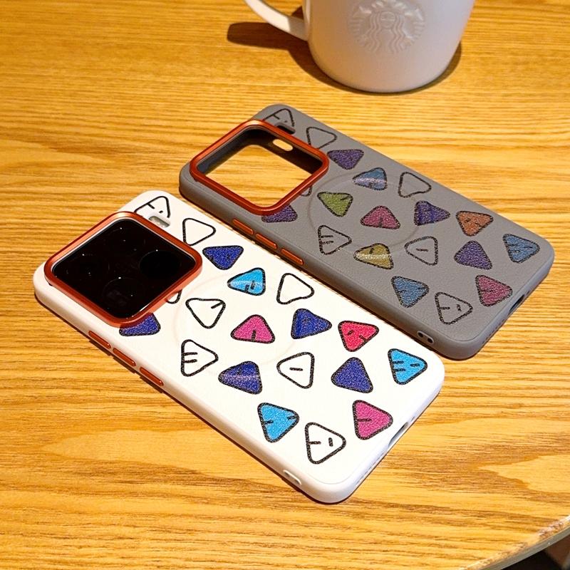 For Xiaomi 15 15 Pro 14 14 Pro Plating Pattern Magnetic Anti-Fingerprint Anti-Drop Phone Case