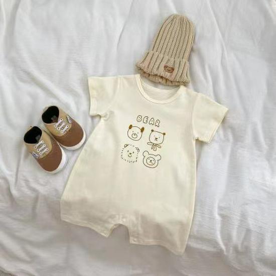 Infant Summer Romper Set - Lightweight, Short Sleeve Pajamas for Baby Boys and Girls