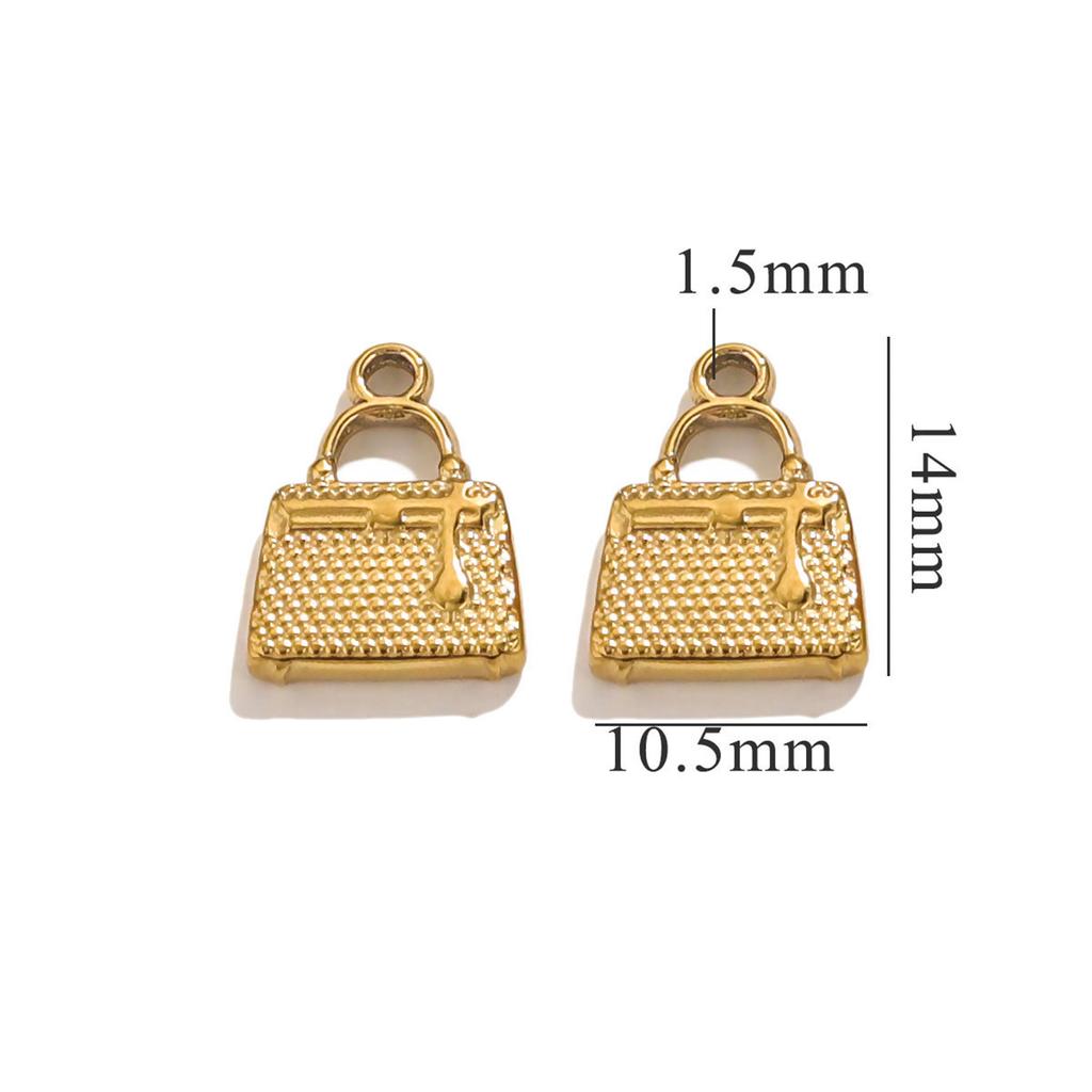 5pcs Sun 304 Stainless Steel Charms Cute Flower Crown Pendant Exquisite Compact Pendant Necklace Jewelry Accessories 14mm X 10mm