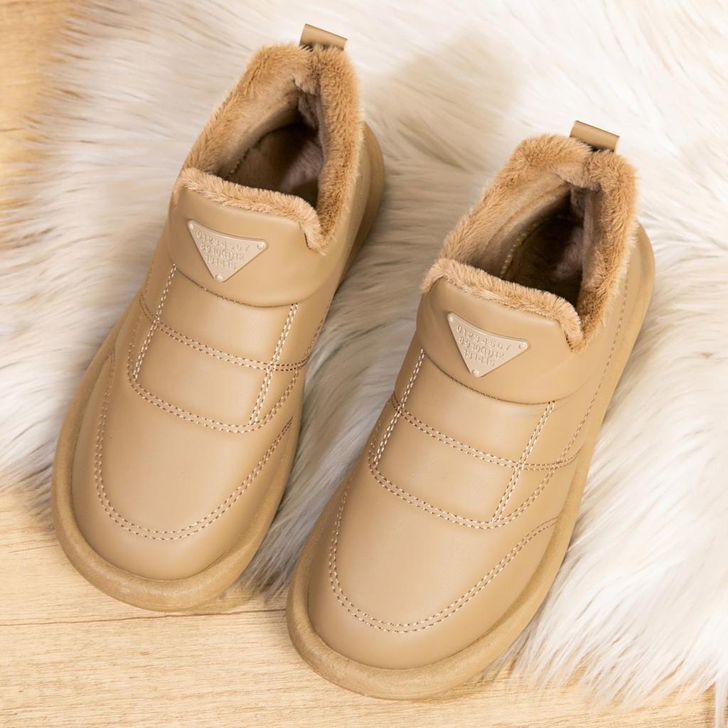 Four Seasons New Products Four Seasons Lamb Warm Waterproof Non-slip Shock Absorbing Snow Women's Cotton Boots Mom Love Shoes Boots