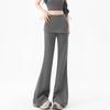 2026 Spring/Summer Maternity Slimming Micro Flare Butt Cover Two-Piece Casual Pants