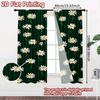 Set Of 2 Flat Printing Curtains Without Rod Floral Spring Design Saint Patrick Is Day Festival Popular Drapes Curtain Made Polyester