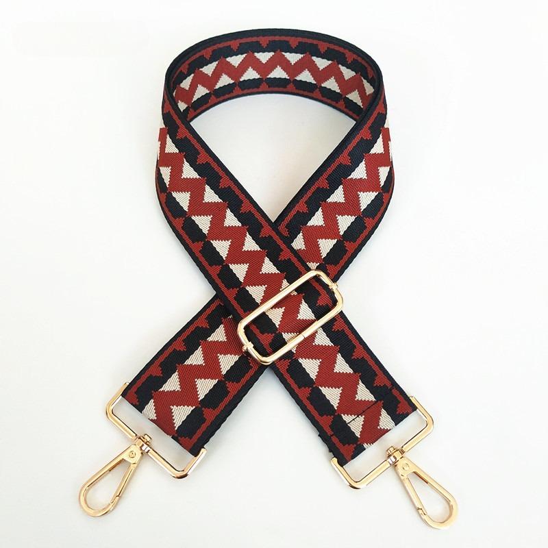 New Bag Accessories with One Shoulder Oblique Span To Reduce The Burden Wide Bag Belt Ethnic Style Color Extended Backpack Belt
