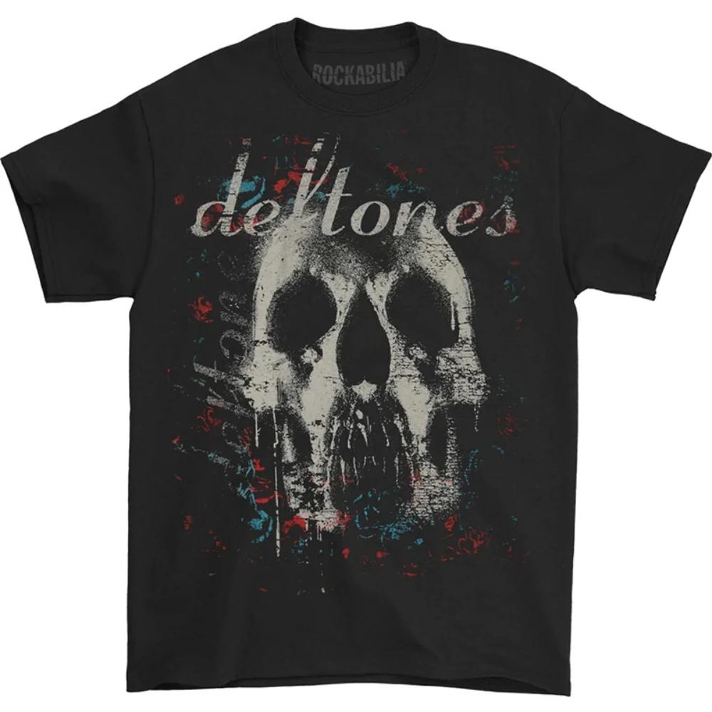 2025 Deftones Bavlna Zpěvák Kapela Tričko Muži Ženy Hip Hop Rockové Tričko Módní Tričko s Krátkým Rukávem Letní Nadměrná Trička Topy