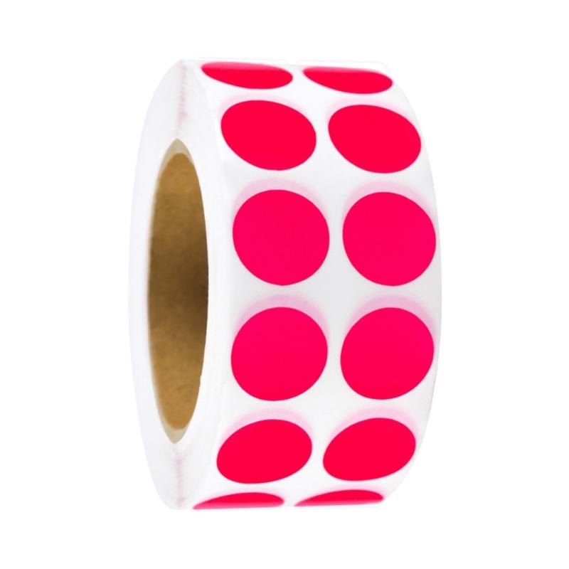 Solid Color Circle Sticker Round Color Circle Dot Sticker Labels Adhesive Round Sticker Color Coding Labels