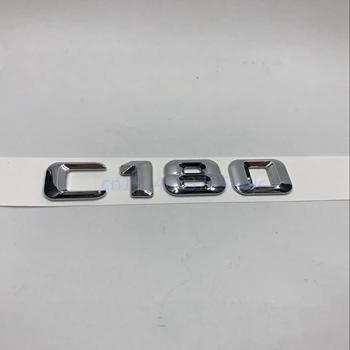 ABS For Mercedes-Benz C Class C180 C200 C220 C260 C280 C300 C320 Trunk Rear Emblem Badge Chrome Letters ZO7