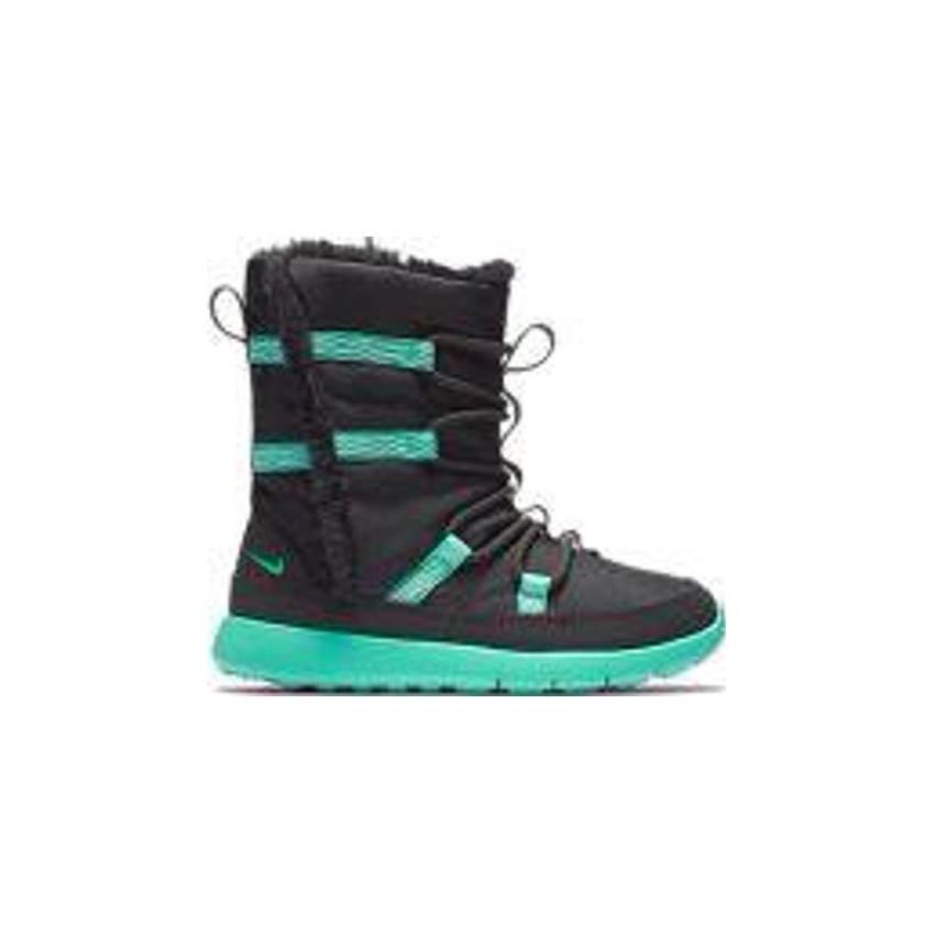 New Nike Roshe One Anti-Kick Water-Resistant Crew Kids' Boots Black Children Aged 3-7 Years Old 859415-002