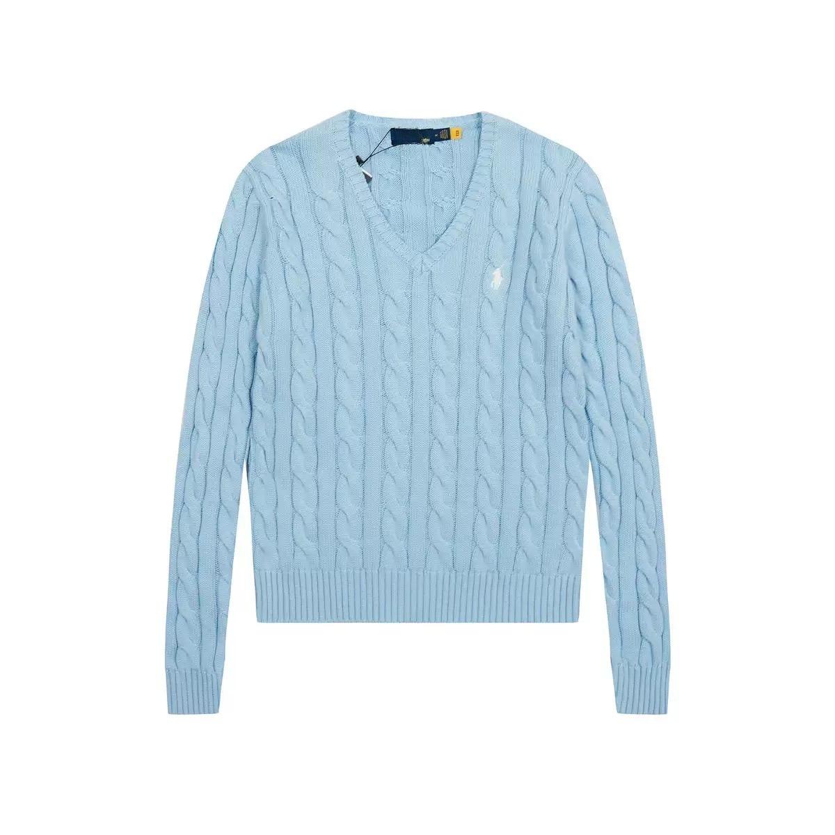 

ZYLLO Женский вязаный свитер свободного кроя с длинным рукавом, осенне-зимняя одежда для дома, V-образный вырез, вышитый узор, кисточки, косы, корейский стиль, топ L