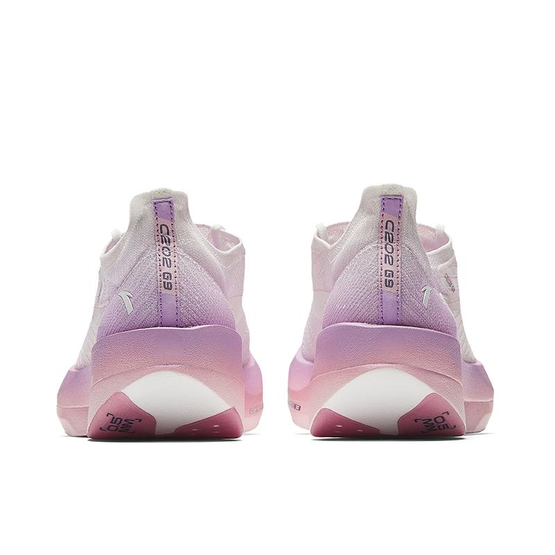 New Anta C202 G9 Anti Slip Wear Resistant Low Top Casual Running Shoes Men's White Purple 912535573-2