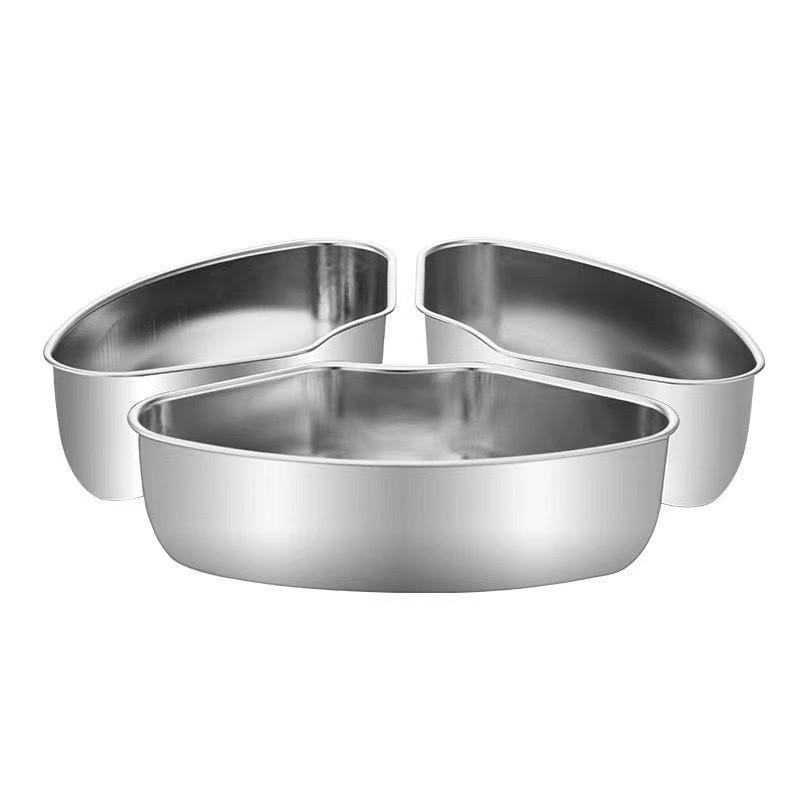 Durable Stainless Steel Steamer Plate with Lid - Odor-Resistant, Fast Heat Conduction, High-Temperature Resistant