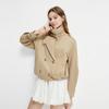 Qiushui Yiren Drop-Shoulder Lapel Short Jacket