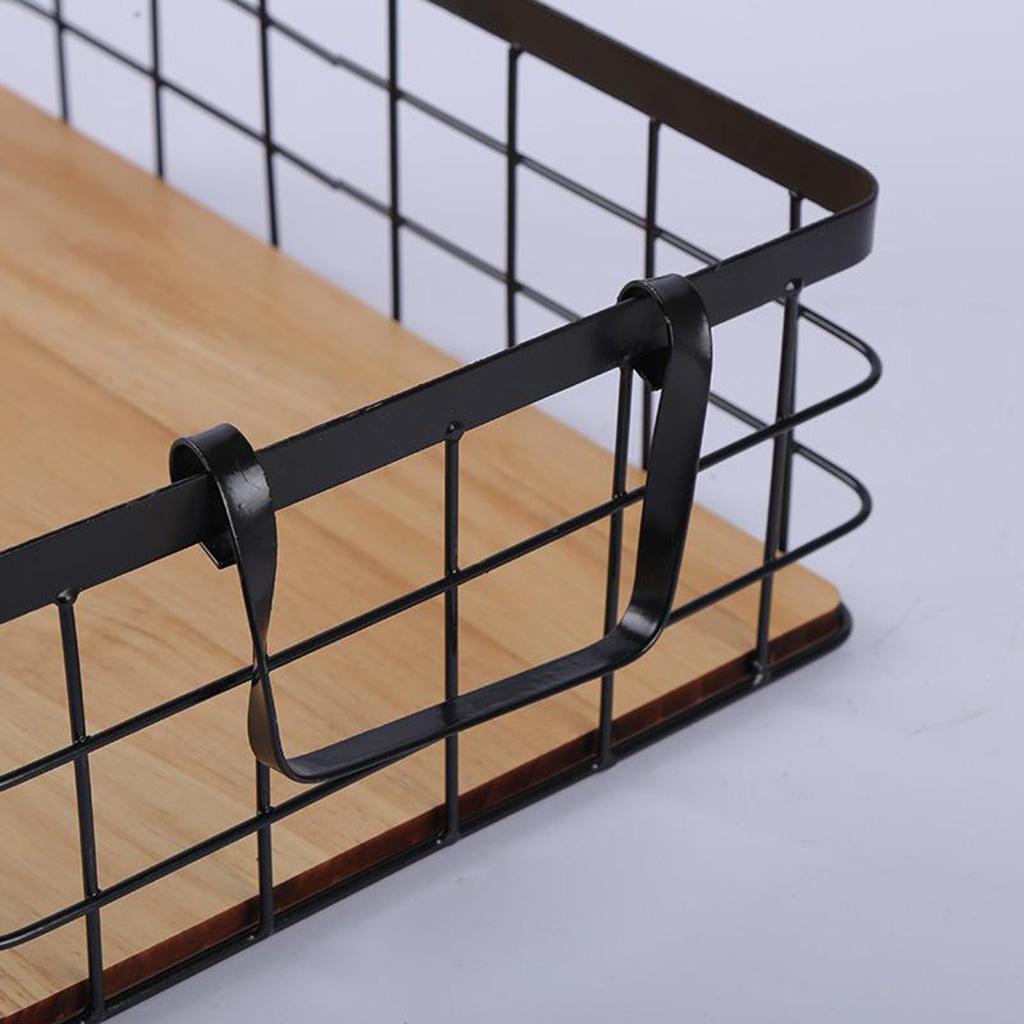 Kitchen Inspired Storage for Metal Rack Organizing Baskets