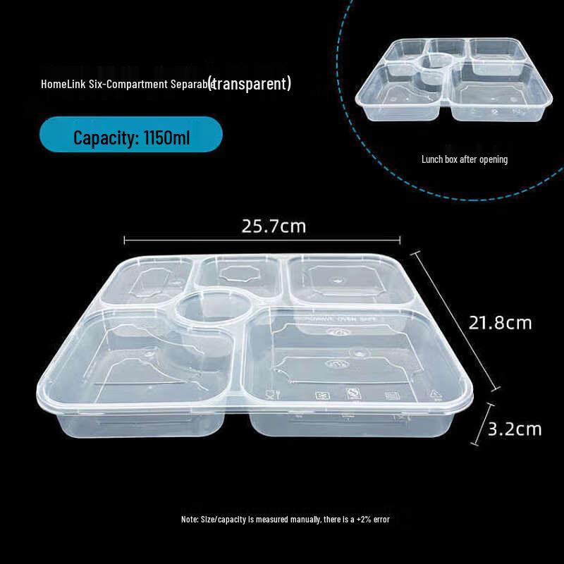 Disposable Compartmented Food Container