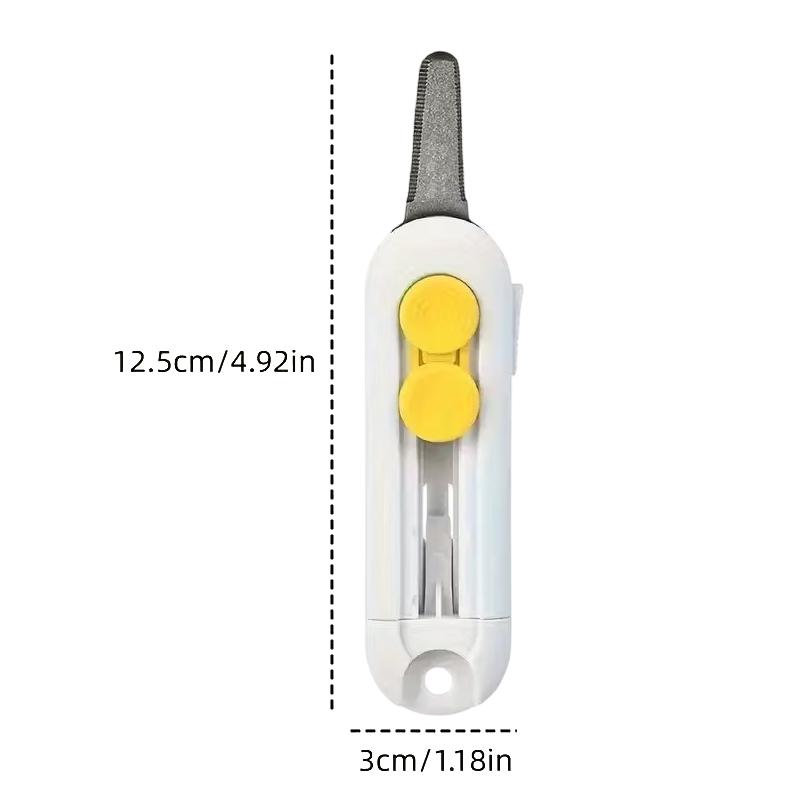 Mini Portable Box Cutter Magnetic Box Opening Knife With Safety Lock Cute Fridge Magnet Home Unboxing And Office Paper Cutting