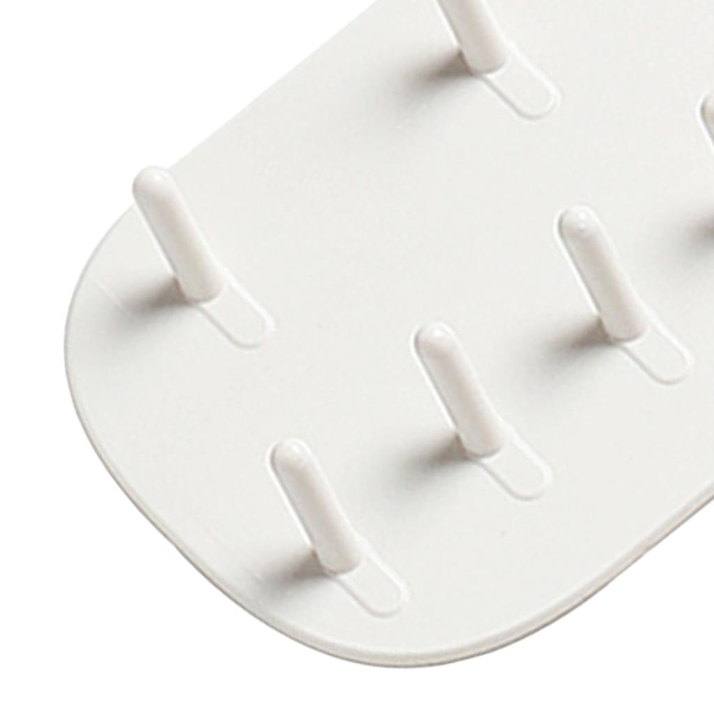 Wandmontierter Schmuckständer Halsketten Armbänder Ringe Organizer Kein Bohren Schmuck Hängeregal