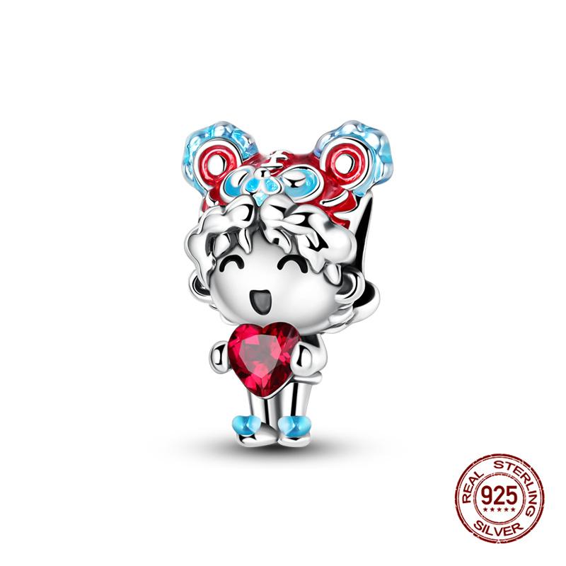 

Original Charm Copper New Year Chinese Dragon Charms Beads Fits 3Mm Original Bracelet For Women Diy Fine Jewelry Gift New In