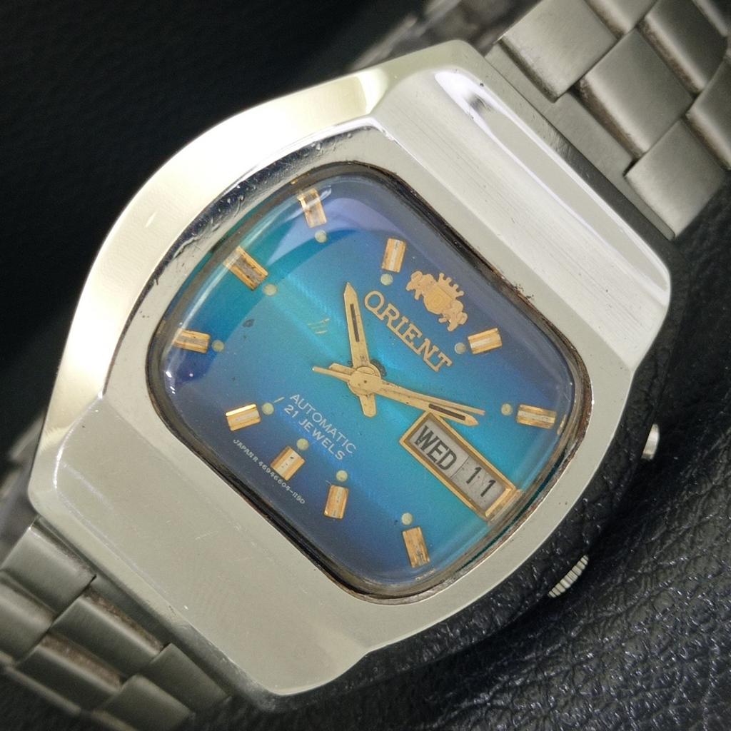 

Б/У ВИНТАЖНЫЕ МУЖСКИЕ ЧАСЫ ORIENT AUTOMATIC 46941 JAPAN С ОРИГИНАЛЬНЫМ ЦИФЕРБЛАТОМ a702266-5 R123-a702266