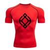 Men's Compression Athletic T-shirt, Quick Dry Breathable Str