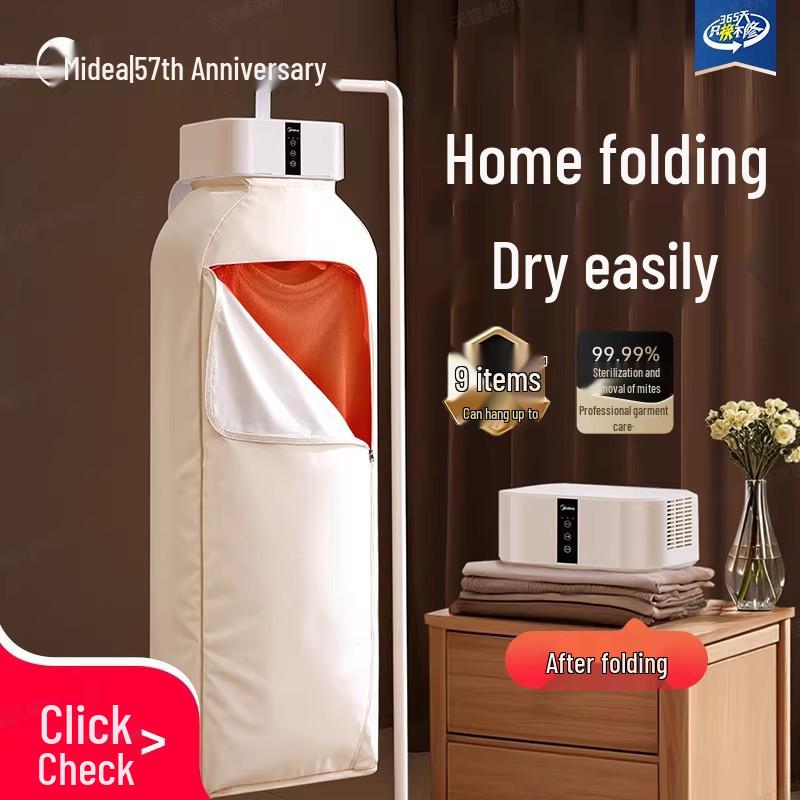 Midea Foldable Portable Travel Clothes Dryer
