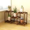 Solid Wood Minimalist Stable Balconysucculent Storage Shelf  Multi-layer Flower Pot Rack Waterproof Green Bonsai Trellis