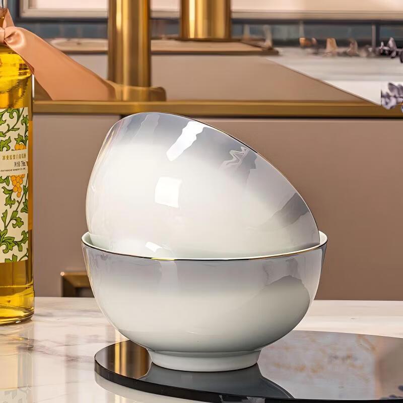 

Kazan Gradient Gray Nine Dragon Bowl