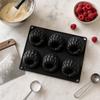 6 Cavity Large Raspberry Silicone Mold Food Grade Flexible Non Stick Baking Mold for French Desserts Pastry Chocolate Jelly Candy Making