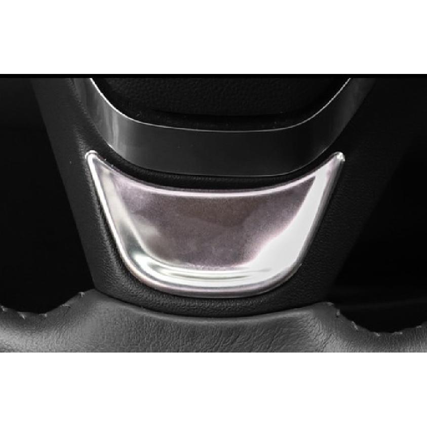 Car Steering Wheel U Type Cover Trim For Chevrolet Malibu 2016-2021 Silver Steel