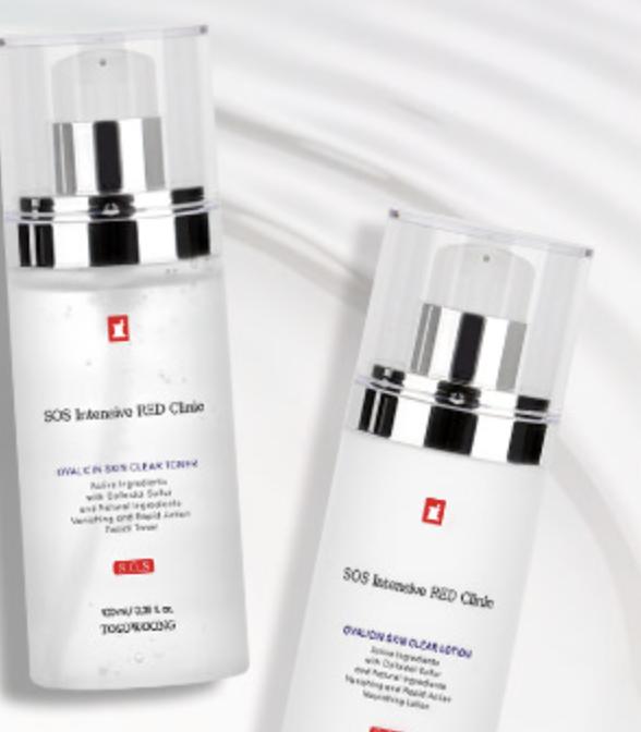 TOSOWOONG Red Clinic Ovalicin Skin Toner Clarifying Calming 100ml