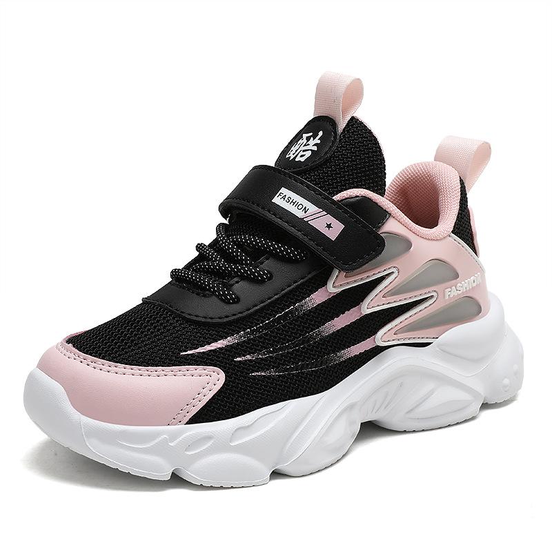 Factory direct supply, new children's running shoes, classmates, sports shoes, boys and girls mesh breathable mesh shoes