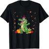Thanksgiving Crocodiles Alligators Pilgrim Pumpkin Turkey T-Shirt