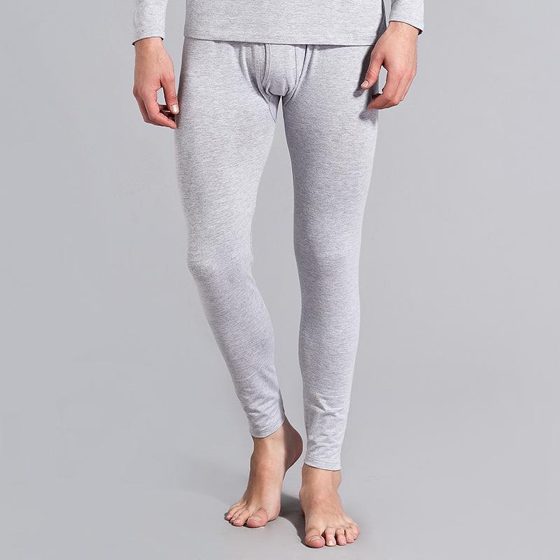 Water Fox Men's Combed Cotton Lycra Autumn Warm Casual Home Pants